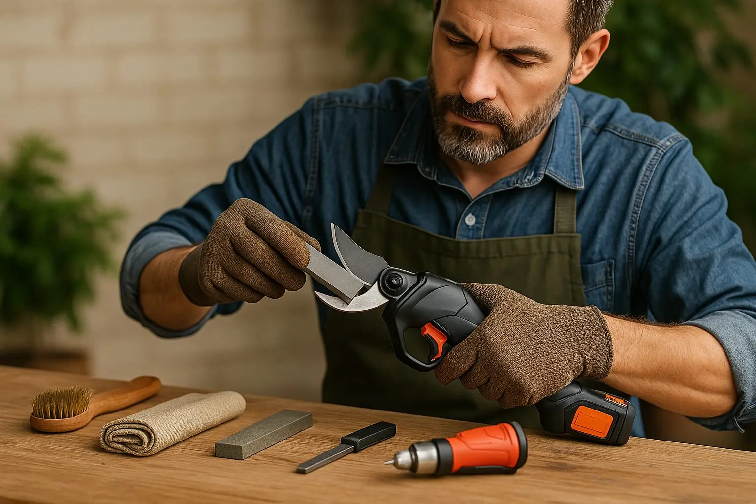 affuter secateur electrique